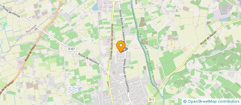 localisation de l'entreprise MADAME CELINE ORSINI  PERNES-LES-FONTAINES