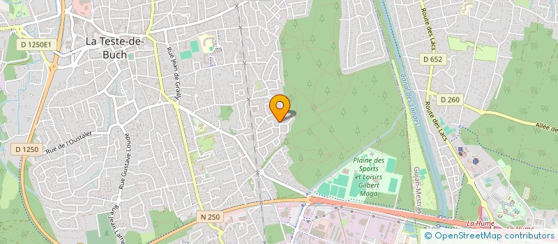 localisation de l'entreprise MADAME CELINE ORY  LA TESTE-DE-BUCH