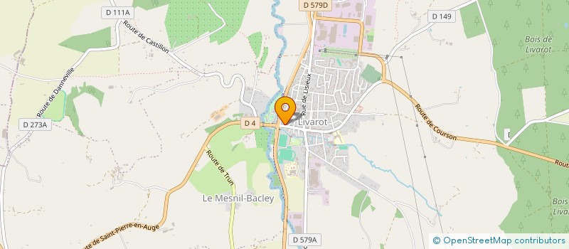 localisation de l'entreprise MADAME CELINE OSMONT à LIVAROT-PAYS-D'AUGE
