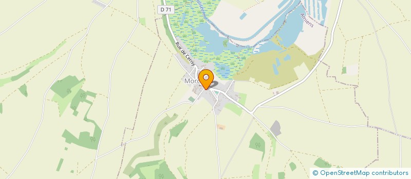 localisation de l'entreprise MADAME CELINE OUTREQUIN  MORCOURT