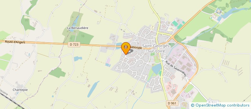 localisation de l'entreprise MADAME CELINE PACREAU  SAINT-GEORGES-SUR-LOIRE