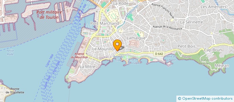 localisation de l'entreprise MADAME CELINE PAGNOZ à TOULON