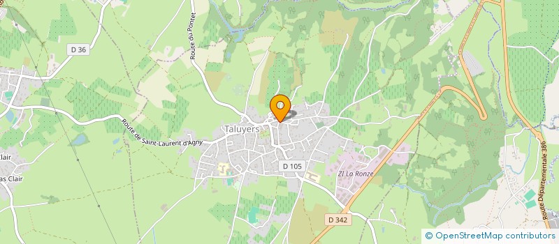 localisation de l'entreprise MADAME CELINE PALHEIRE à TALUYERS