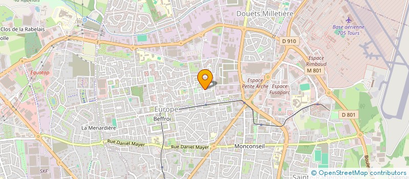 localisation de l'entreprise MADAME CELINE PALMILHA  TOURS