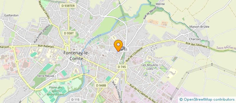 localisation de l'entreprise MADAME CELINE PAMELA GOICHON à FONTENAY-LE-COMTE