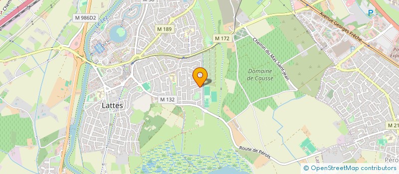 localisation de l'entreprise MADAME CELINE PAPIN à LATTES