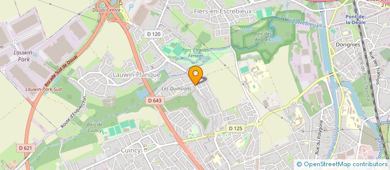 localisation de l'entreprise MADAME CELINE PAQUES  CUINCY