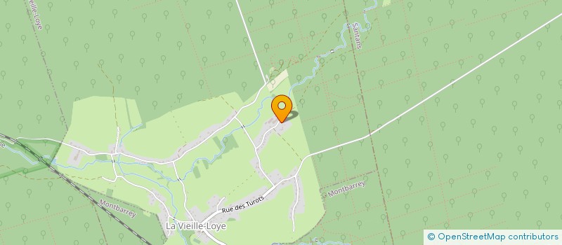 localisation de l'entreprise MADAME CELINE PARDON  LA VIEILLE LOYE