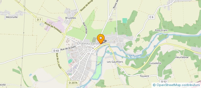 localisation de l'entreprise MADAME CELINE PARENTE  CHATEAU-LANDON