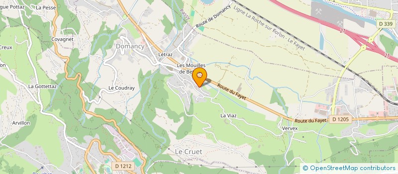 localisation de l'entreprise MADAME CELINE PARIS  DOMANCY