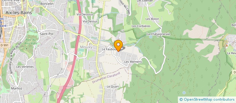 localisation de l'entreprise MADAME CELINE PARISOT  MOUXY