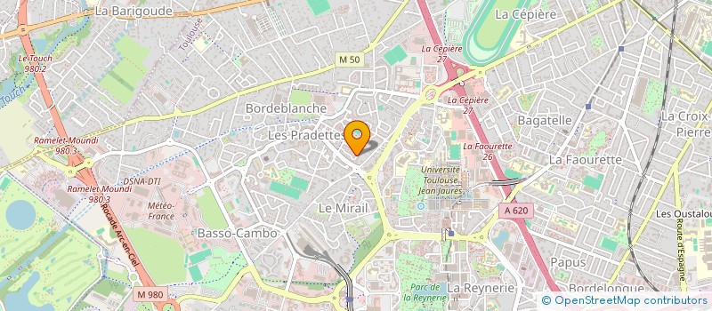 localisation de l'entreprise MADAME CELINE PAS à TOULOUSE