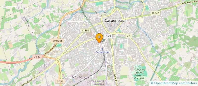 localisation de l'entreprise MADAME CELINE PASCO à CARPENTRAS