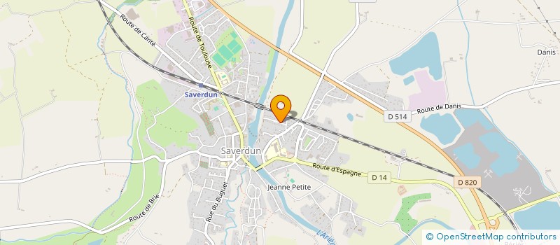 localisation de l'entreprise MADAME CELINE PASQUALINI à SAVERDUN