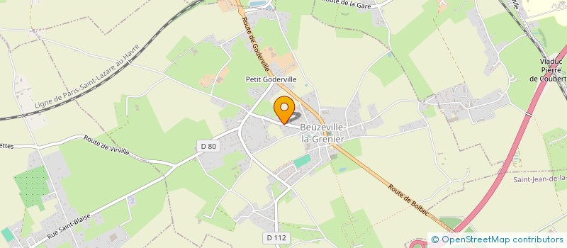 localisation de l'entreprise MADAME CELINE PASQUIER  BEUZEVILLE-LA-GRENIER