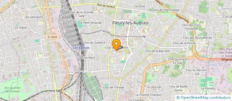 localisation de l'entreprise MADAME CELINE PATHAMMAVONG à FLEURY-LES-AUBRAIS