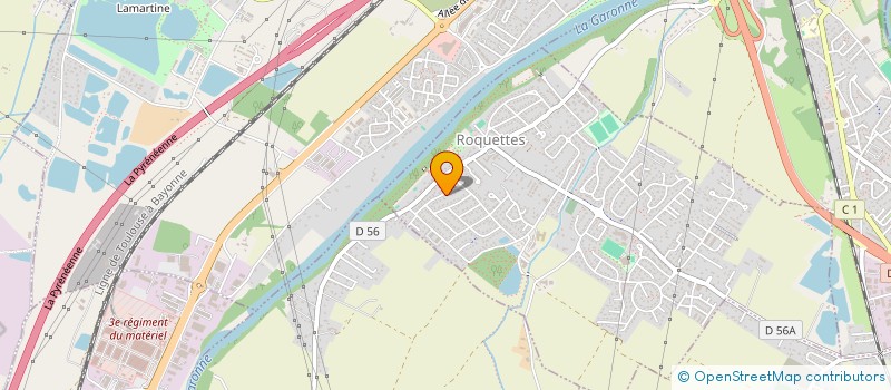 localisation de l'entreprise MADAME CELINE PATOUT à ROQUETTES