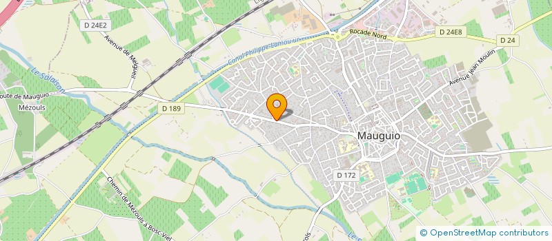 localisation de l'entreprise MADAME CELINE PATRICIA CLAU BEZES  MAUGUIO