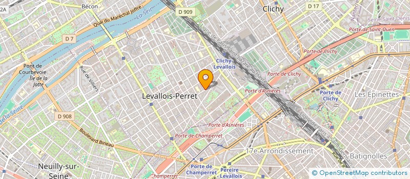 localisation de l'entreprise MADAME CELINE PAUCHET à LEVALLOIS-PERRET