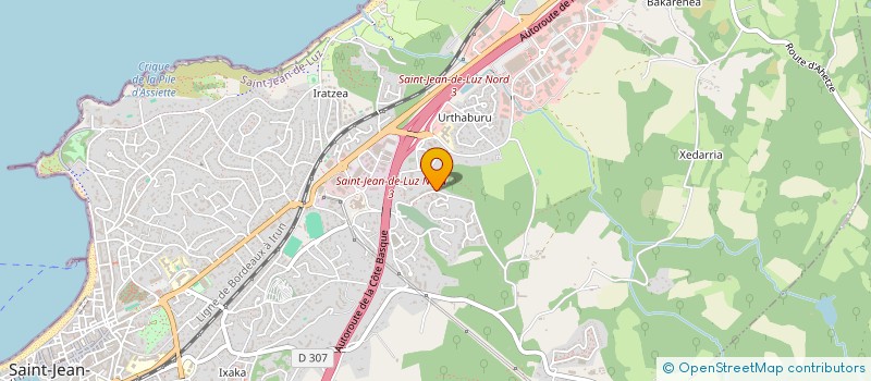 localisation de l'entreprise MADAME CELINE PAUCIS  HENDAYE