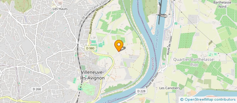 localisation de l'entreprise MADAME CELINE PAUL  VILLENEUVE-LES-AVIGNON