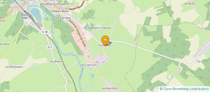 localisation de l'entreprise MADAME CELINE PAULMIER  TOUCY