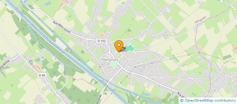 localisation de l'entreprise MADAME CELINE PAUWELS  HERGNIES