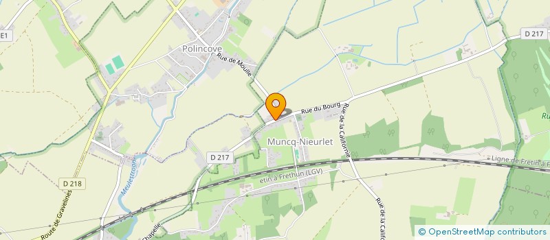 localisation de l'entreprise MADAME CELINE PAUX à MUNCQ-NIEURLET