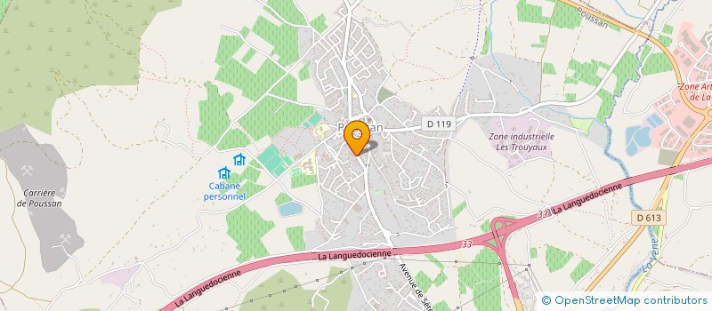 localisation de l'entreprise MADAME CELINE PAUZES  POUSSAN