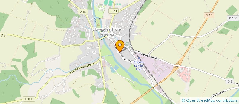 localisation de l'entreprise MADAME CELINE PAVLINA à CLOYES-LES-TROIS-RIVIERES