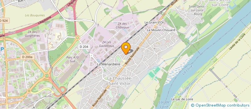 localisation de l'entreprise MADAME CELINE PAWLAK  LA CHAUSSEE-SAINT-VICTOR