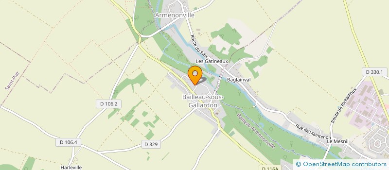 localisation de l'entreprise MADAME CELINE PAYS à BAILLEAU-ARMENONVILLE