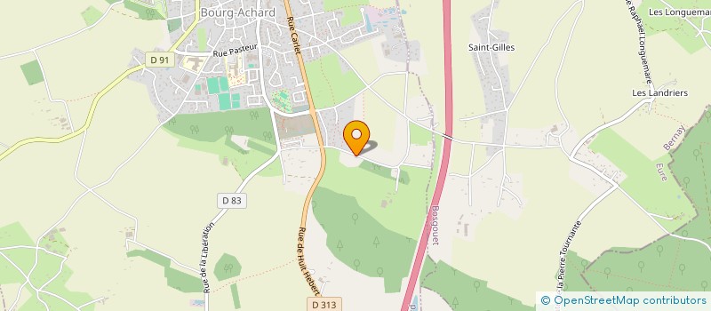 localisation de l'entreprise MADAME CELINE PECOT  BOURG-ACHARD