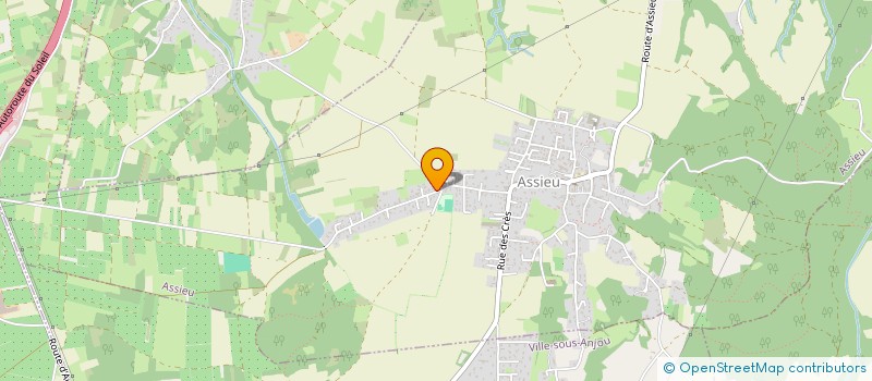 localisation de l'entreprise MADAME CELINE PEGERON  ASSIEU