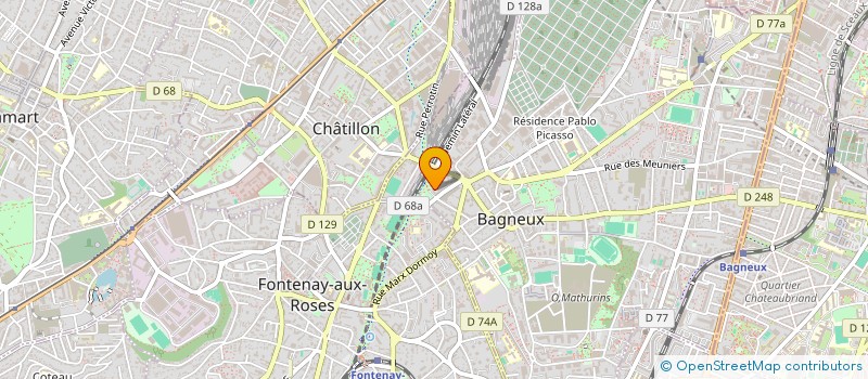 localisation de l'entreprise MADAME CELINE PELE à BAGNEUX