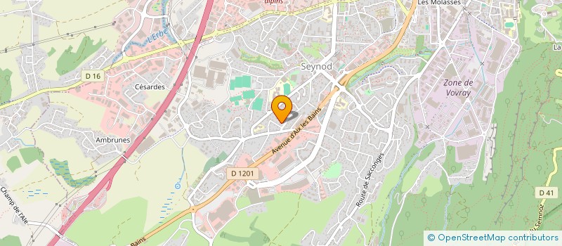 localisation de l'entreprise MADAME CELINE PELISSIER à ANNECY