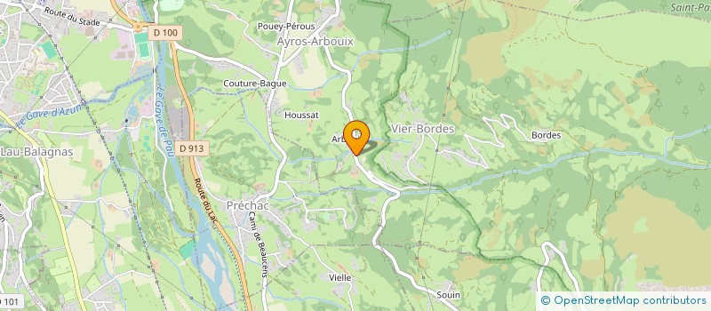 localisation de l'entreprise MADAME CELINE PELLAFIGUE à AYROS-ARBOUIX