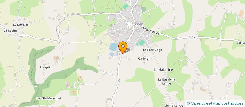 localisation de l'entreprise MADAME CELINE PELLAN à LE MENE