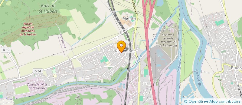 localisation de l'entreprise MADAME CELINE PELLEGRIN  RICHEMONT