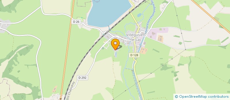 localisation de l'entreprise MADAME CELINE PELLETIER à VILLEGUSIEN-LE-LAC
