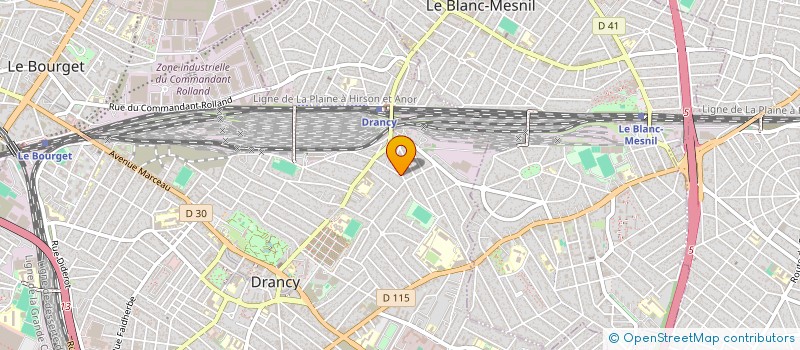 localisation de l'entreprise MADAME CELINE PENOT à DRANCY