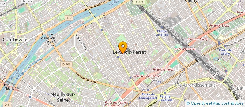 localisation de l'entreprise MADAME CELINE PENVEN à LEVALLOIS-PERRET