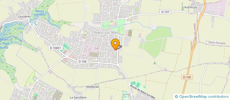 localisation de l'entreprise MADAME CELINE PEPIN  NIEUL-SUR-MER