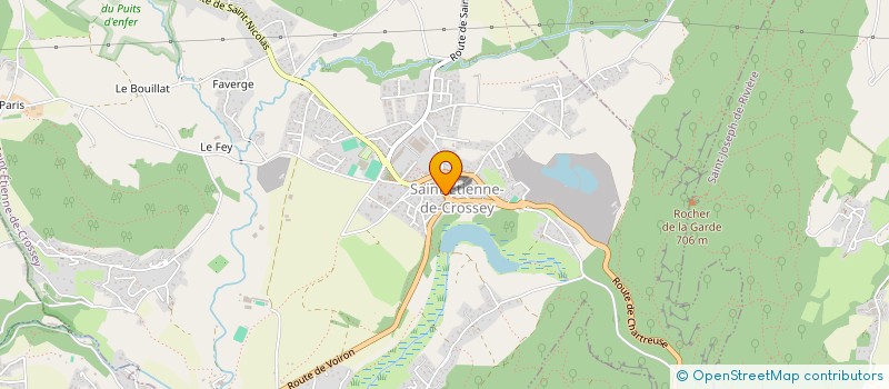 localisation de l'entreprise MADAME CELINE PEREIRA DA CRUZ  SAINT-ETIENNE-DE-CROSSEY