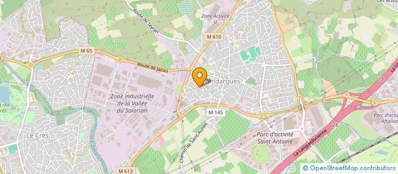 localisation de l'entreprise MADAME CELINE PEREZ à VENDARGUES
