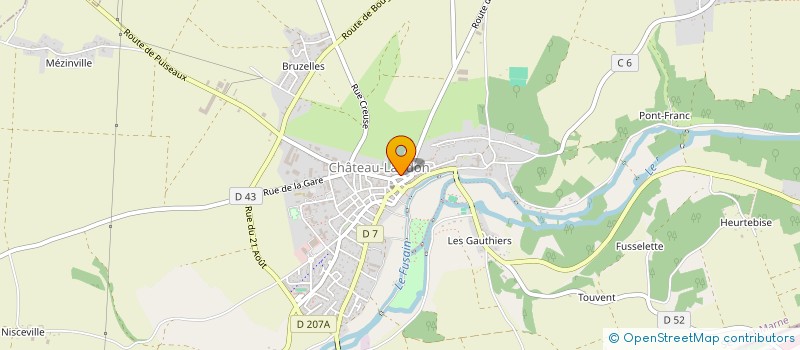 localisation de l'entreprise MADAME CELINE PERON  CHATEAU-LANDON