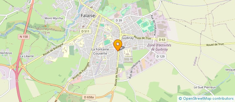 localisation de l'entreprise MADAME CELINE PERONNEAU à FALAISE