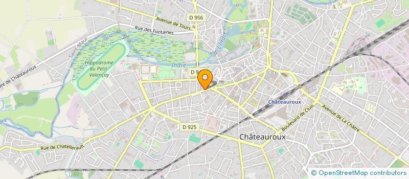 localisation de l'entreprise MADAME CELINE PERONNIN à CHATEAUROUX