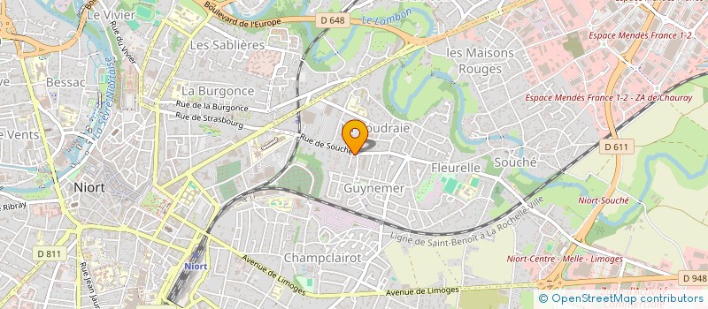 localisation de l'entreprise MADAME CELINE PERREAUD à NIORT