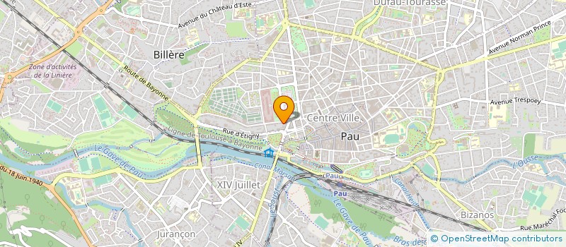 localisation de l'entreprise MADAME CELINE PERRIN à PAU